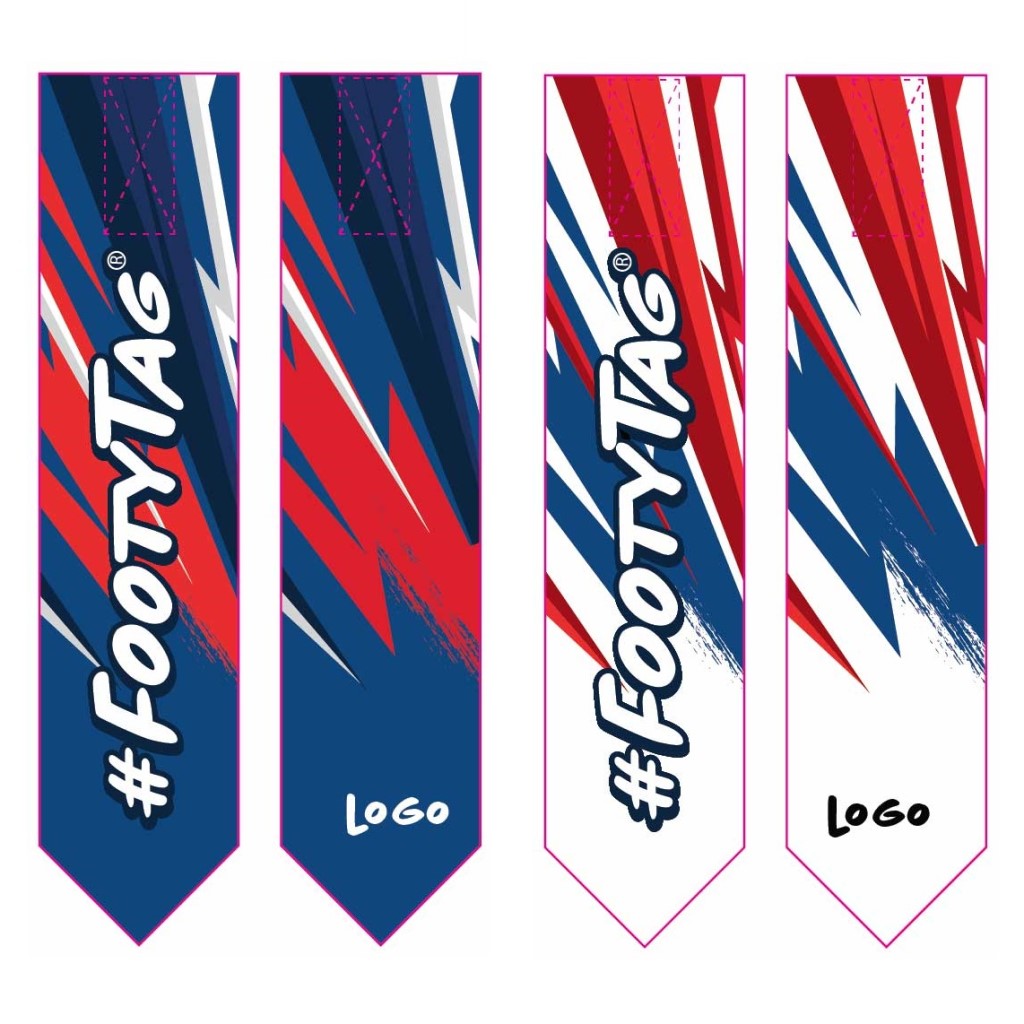 Custom Tag Rugby Tags - Electric