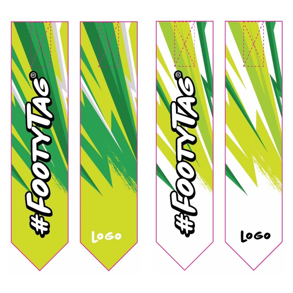Custom Tag Rugby Tags - Electric