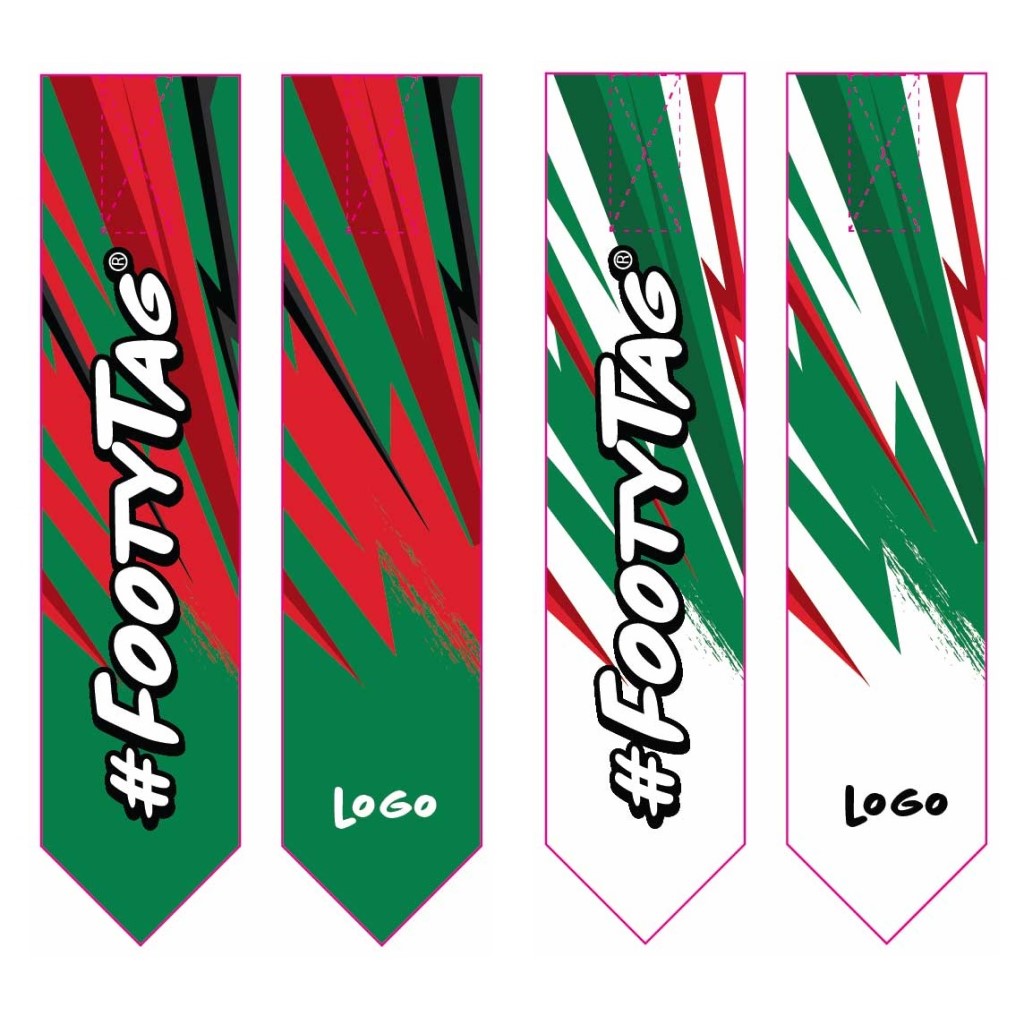 Custom Tag Rugby Tags - Electric