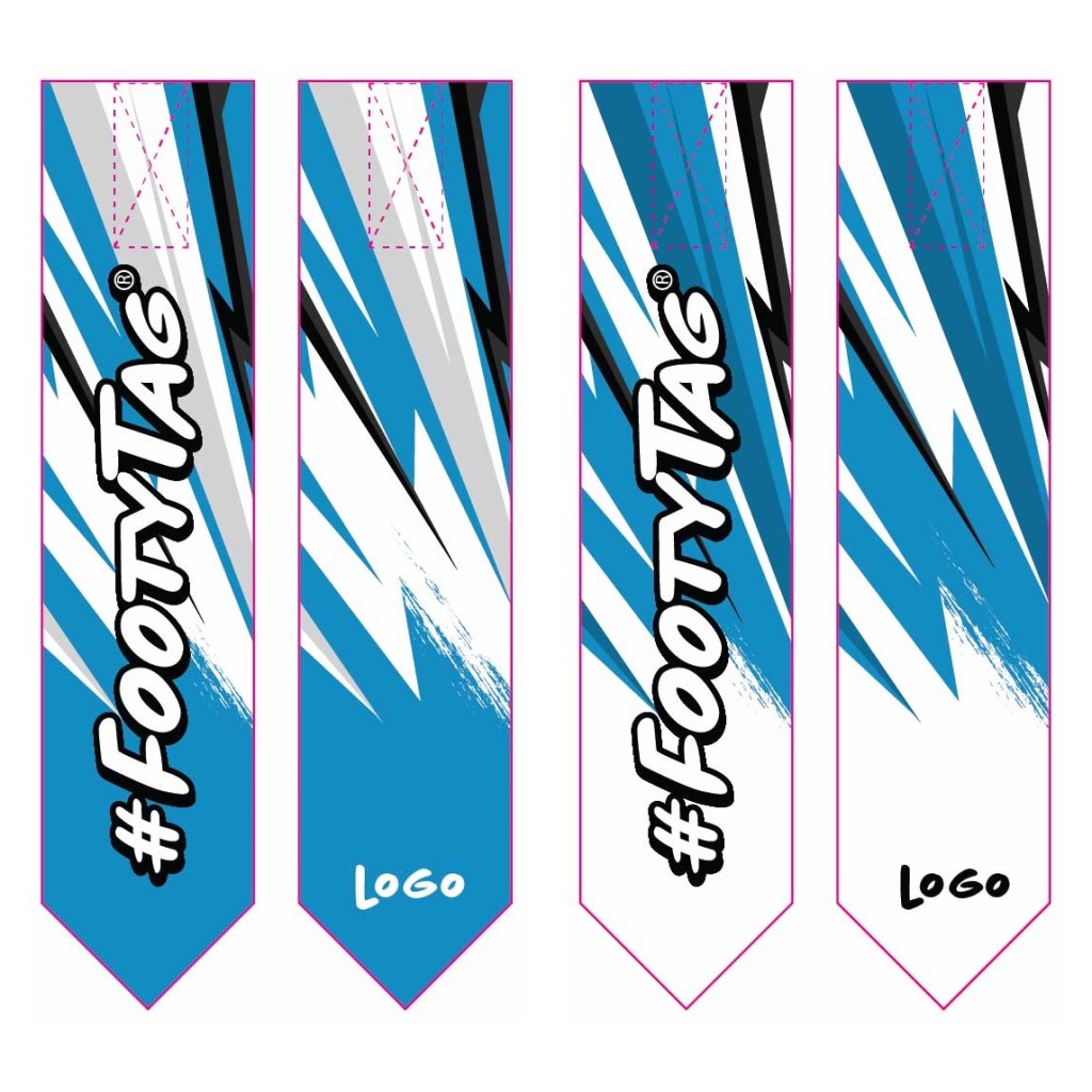 Custom Tag Rugby Tags - Electric