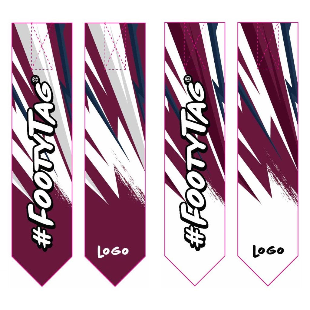 Custom Tag Rugby Tags - Electric