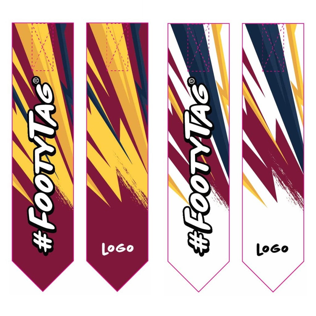 Custom Tag Rugby Tags - Electric