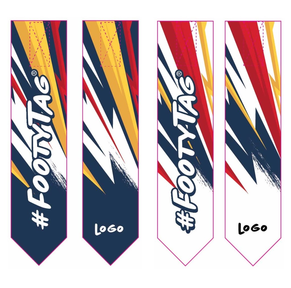 Custom Tag Rugby Tags - Electric