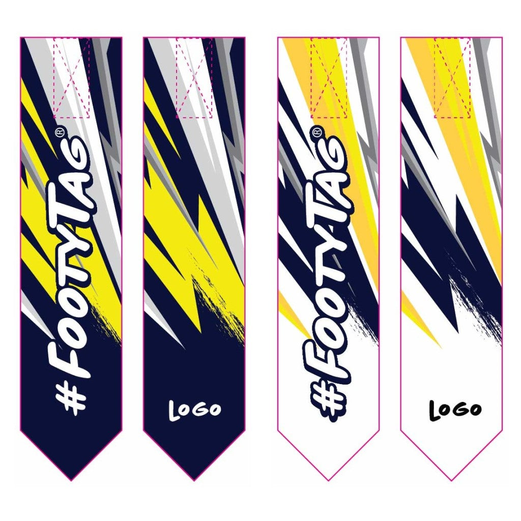 Custom Tag Rugby Tags - Electric