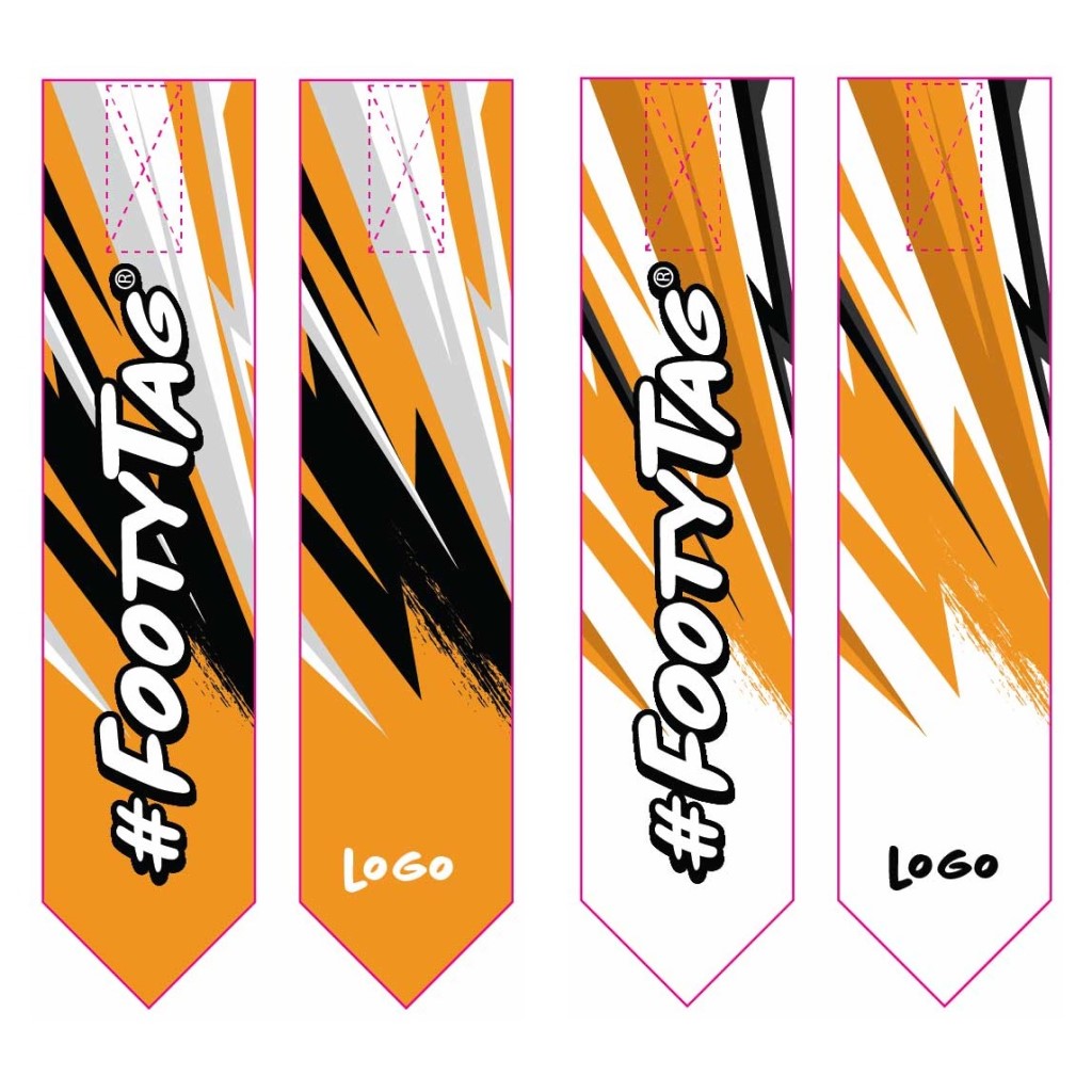 Custom Tag Rugby Tags - Electric