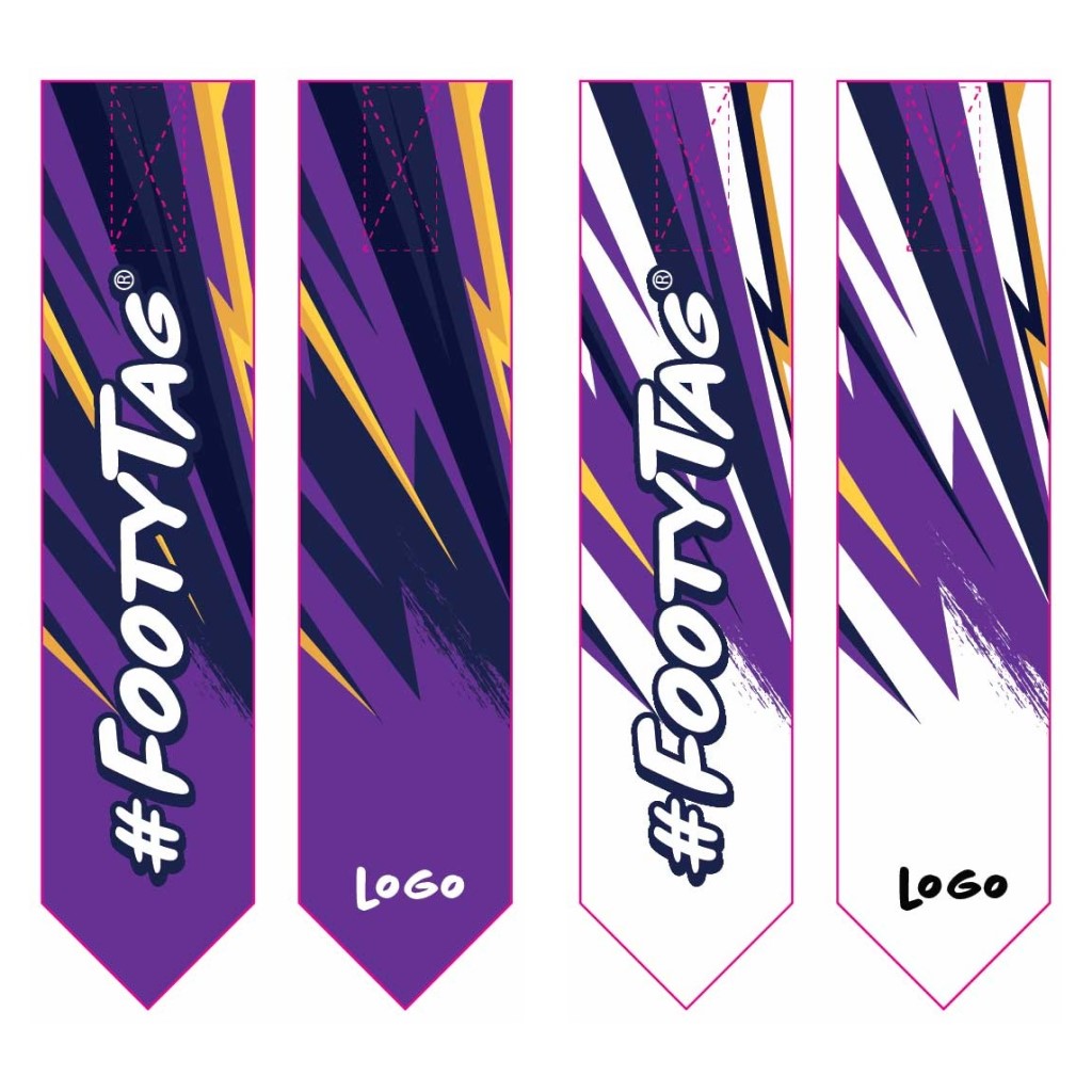 Custom Tag Rugby Tags - Electric