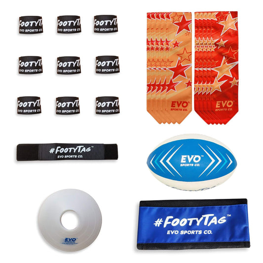 Rugby Tag Kit - Destiny Orange/Deep Orange - 10 Player