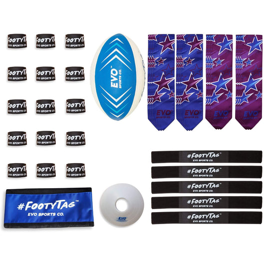 Rugby Tag Kit - Destiny Blue/Deep Purple - 20 Player