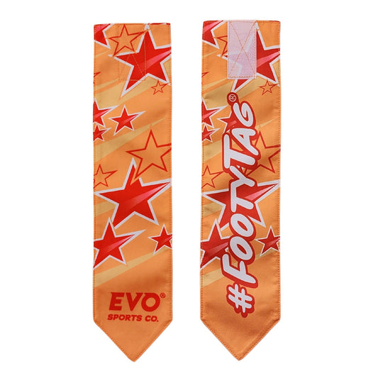 Rugby Tags - Destiny Orange - Pair