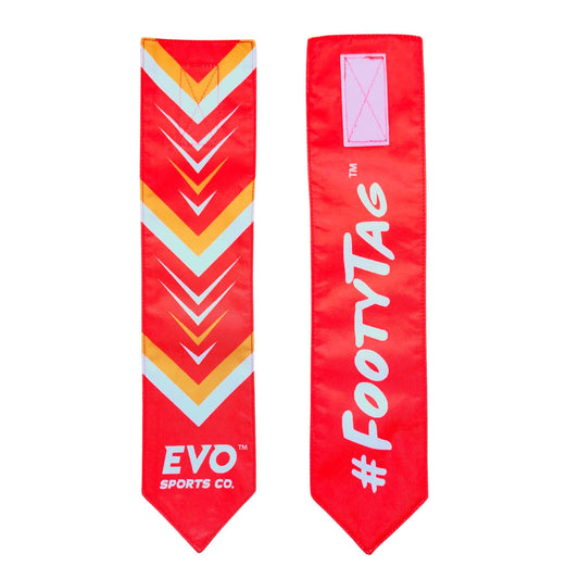 Rugby League Tags - FootyTag Orange - Pair