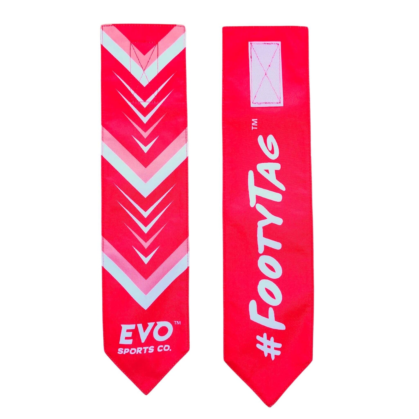 Rugby League Tags - FootyTag Red- Pair