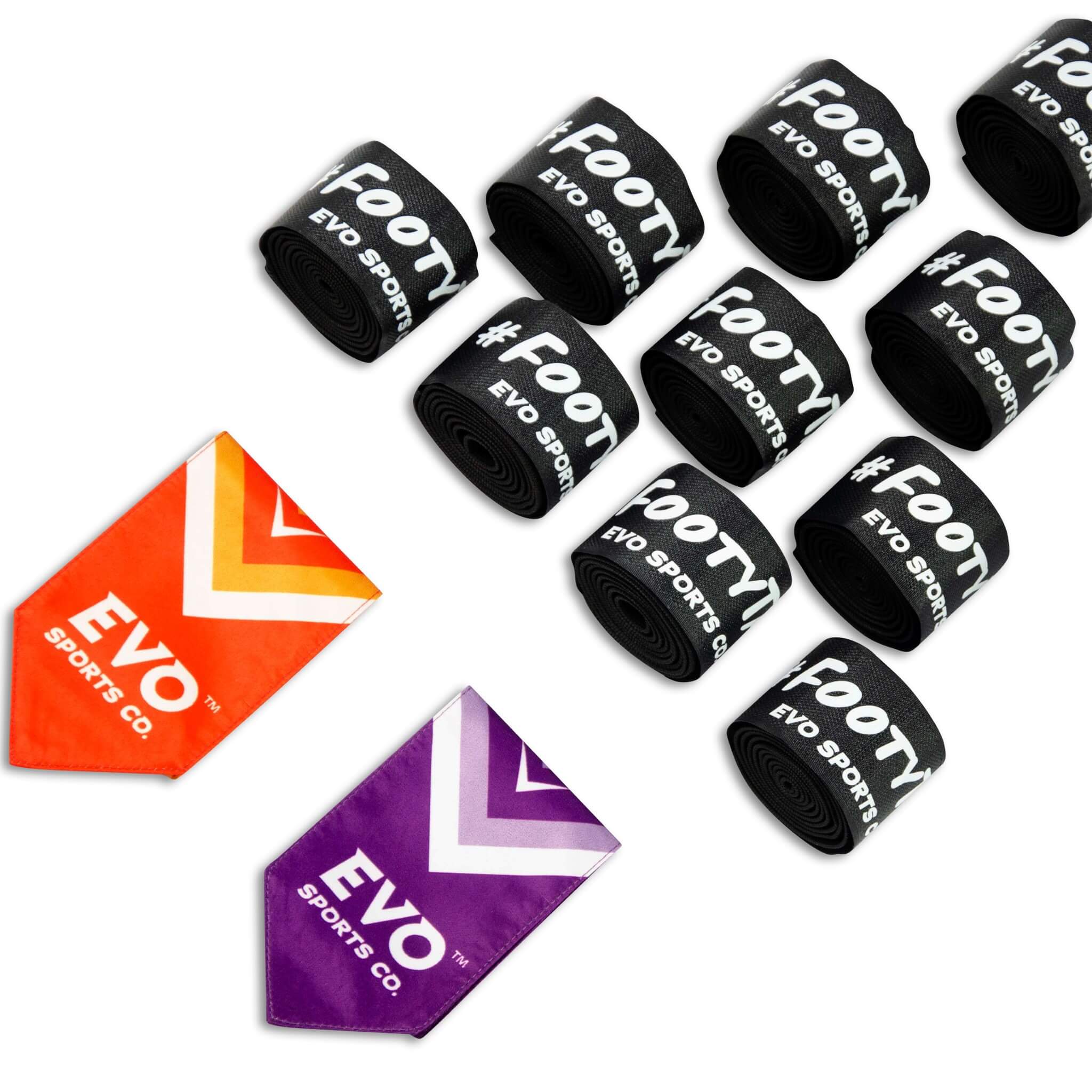 Rugby League Tag Kit - Red/Green - 10 Player – rugbytag.com.au